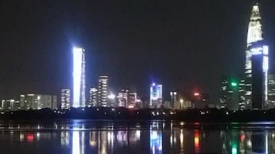 带BGM的深圳湾美景